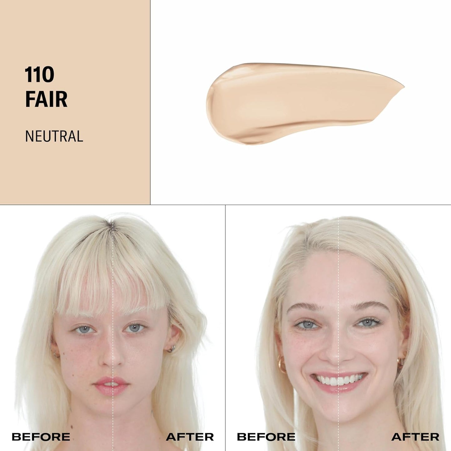 Youthforia Date Night Skin Tint Serum Foundation, Light-Medium Coverage, Hydrating Formula, Vegan & Cruelty-Free, 110 Fair - Neutral