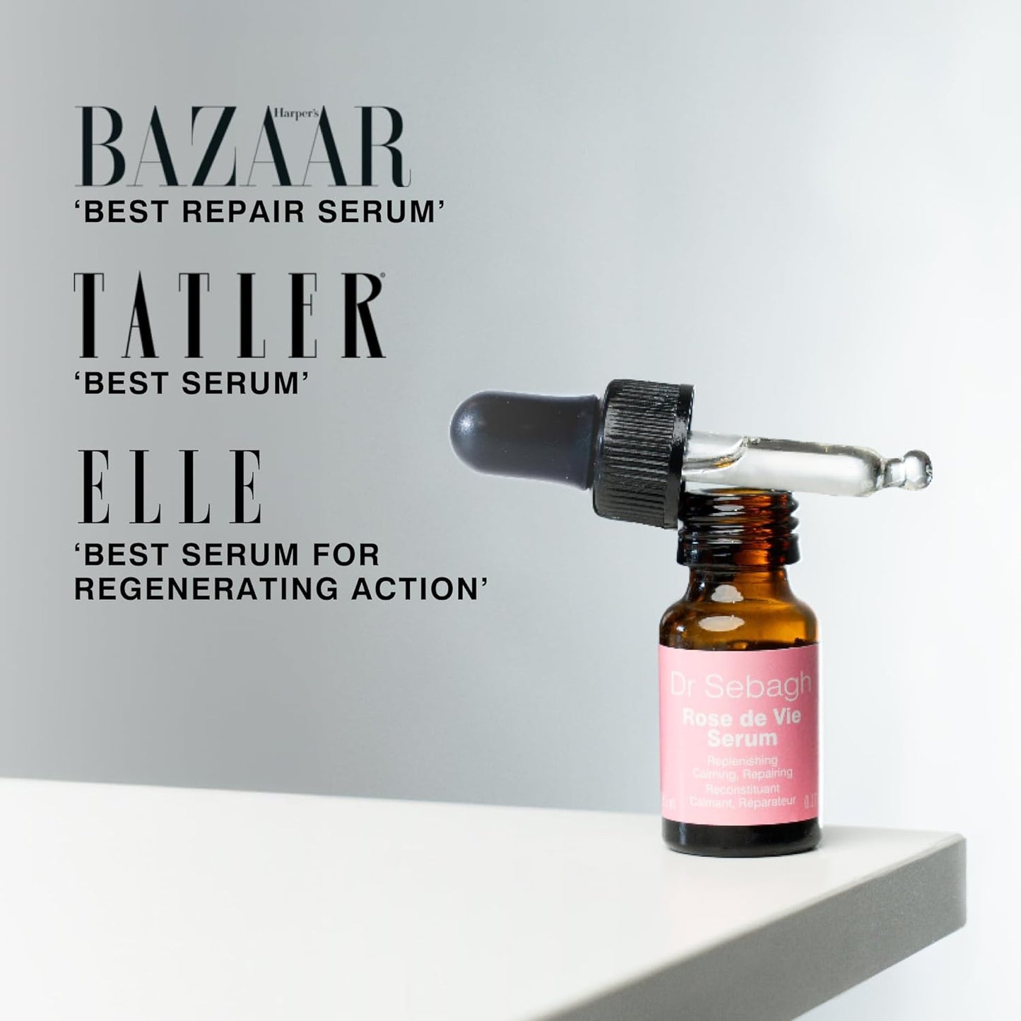 Rose de Vie Serum - 0.17 fl oz | Award-Winning Nourishing Anti-Aging Formula | Use with Dry, Mature, or Sensitive Skin | Designed to Soothe Redness & Irritation | Regenerating & Invigorating