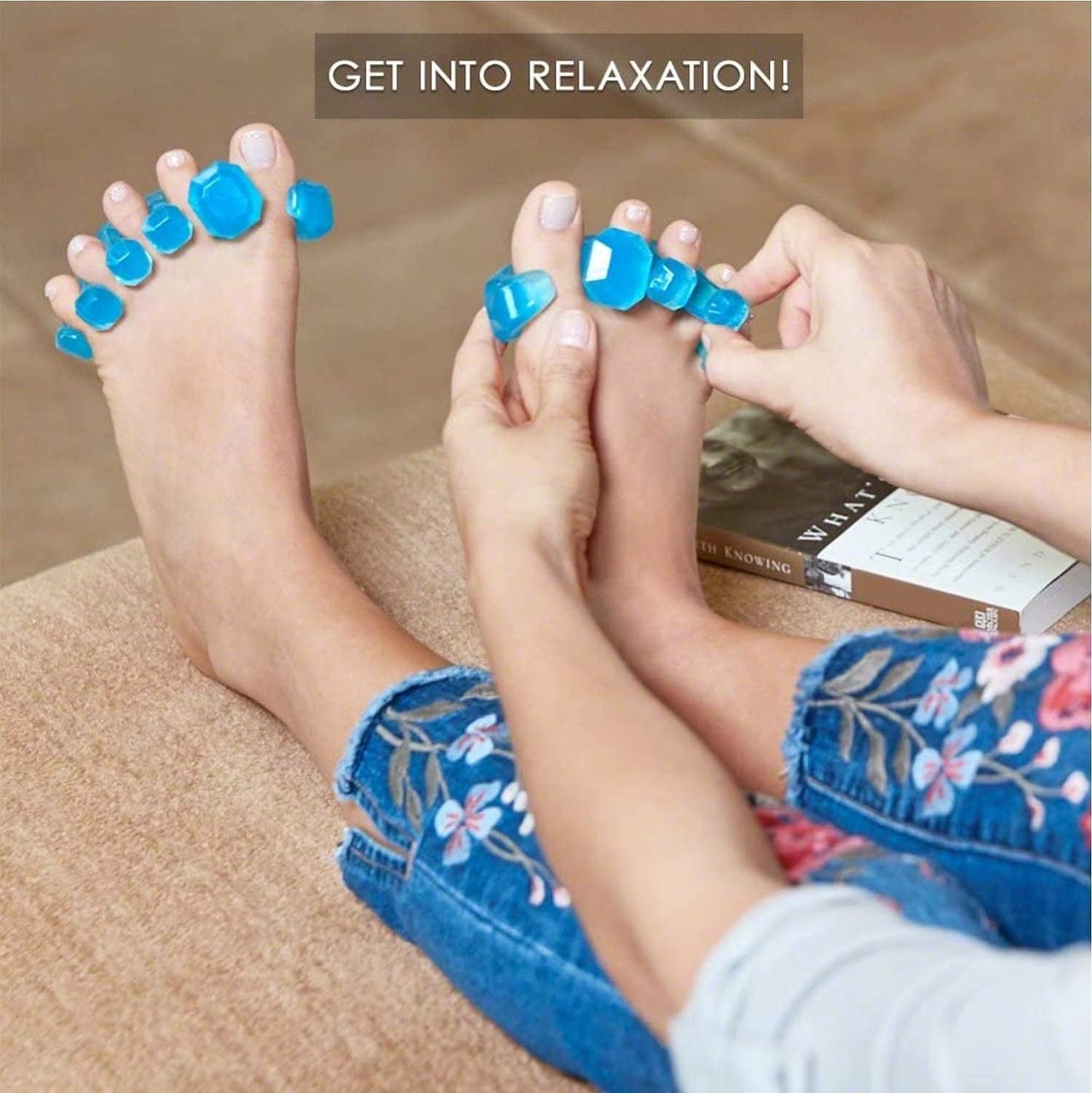 YogaToes GEMS: Gel Toe Stretcher & Separator - America’s Choice for Fighting Bunions, Hammer Toes (Small fits Shoe Sizes W: 7 and Over/M: 7 and Over) Sold as Pair