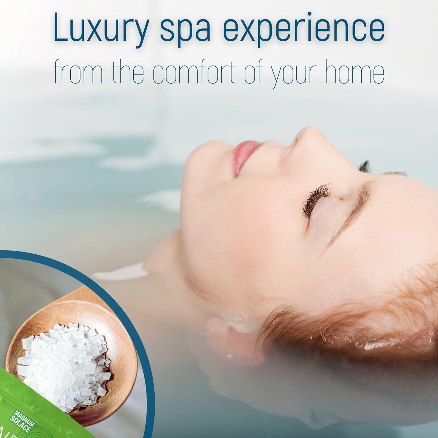 Magnesium Flakes for Bath - Magnesium Chloride Flakes - Dead Sea Salts for Soaking, 5 LBS