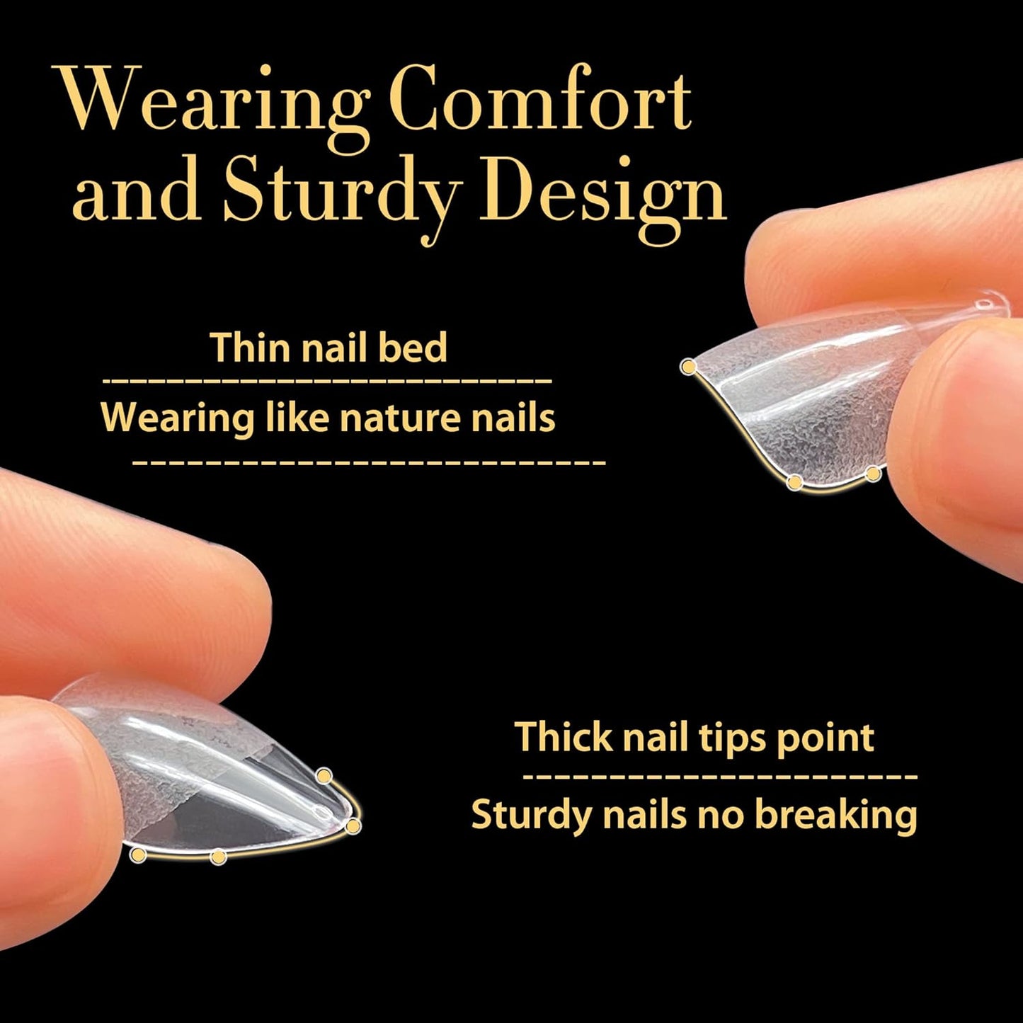 UNA GELLA Almond Nail Tips, Pre-shape Short Almond Gel Nail Tips 240Pcs Full Cover Soft Gel Fake Nails No C Curve Press On Nails For Women Girl At Home DIY Salon with Box 12 Sizes