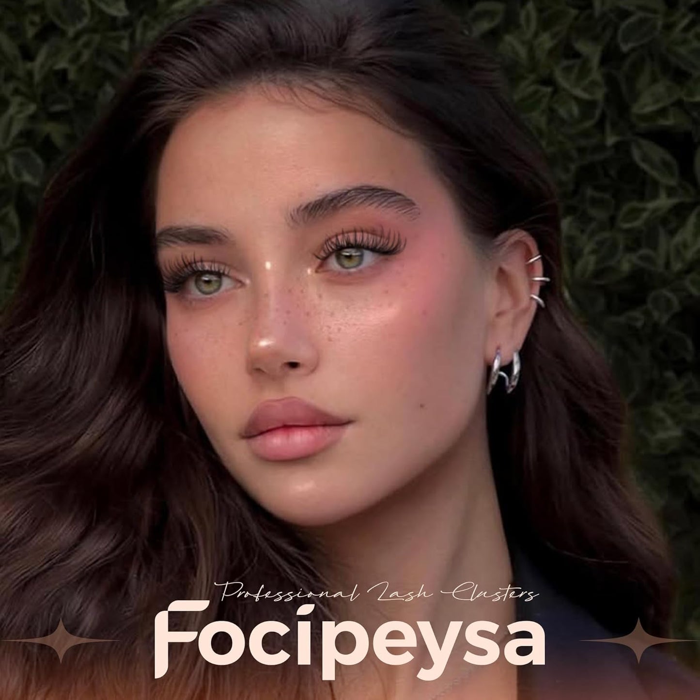 Focipeysa Wispy Lashes Extension 10-16mm Clusters Eyelash Natural Eyelash Clusters Anime Lash Clusters CD Curly Lash Extensions Waterproof Individual Lash Extensions DIY Lashes at Home