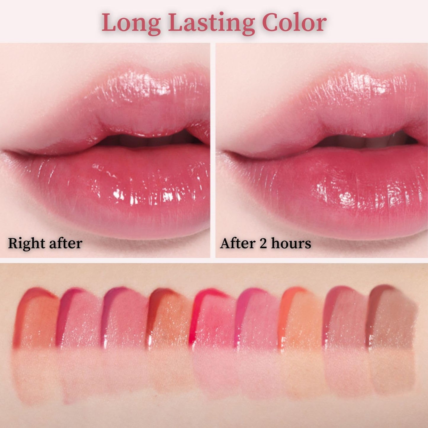 BBIA L’EAU Tint – Glossy & Glow Lip Stain, Watery Lip Tint, Non-Sticky, High Shine Finish, Long-lasting, Moisturizing, Lightweight, Natural, Daily Use, Vegan, Korean Lip Makeup (02 FLEUR L'EAU)