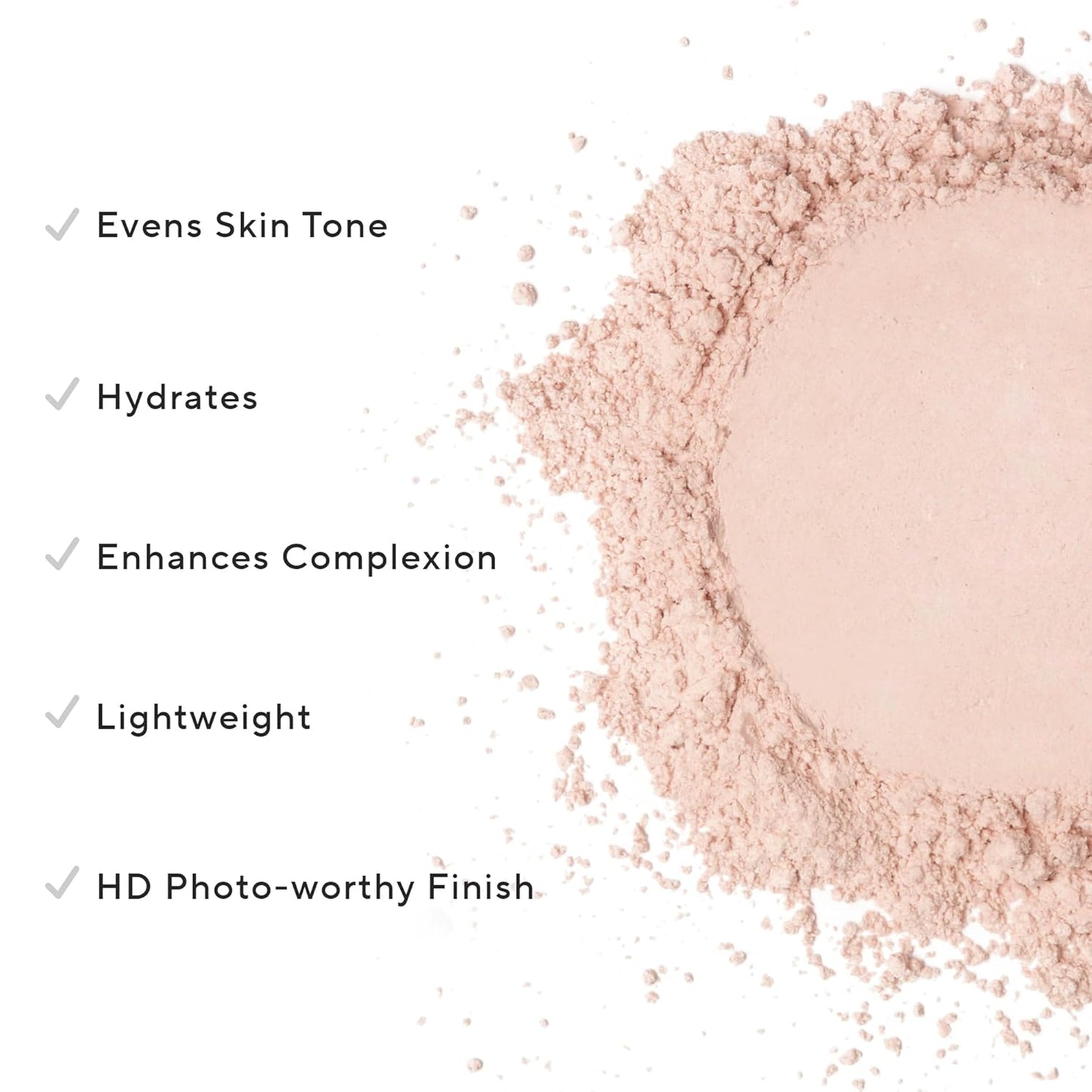 Mirabella Pure Press Powder Foundation Makeup, HD Finish Buildable Mineral Foundation for Sensitive Skin and All Skin Types with Age-Defying Benefits, Jojoba and Triglyceride, Original Medium/Dark IV