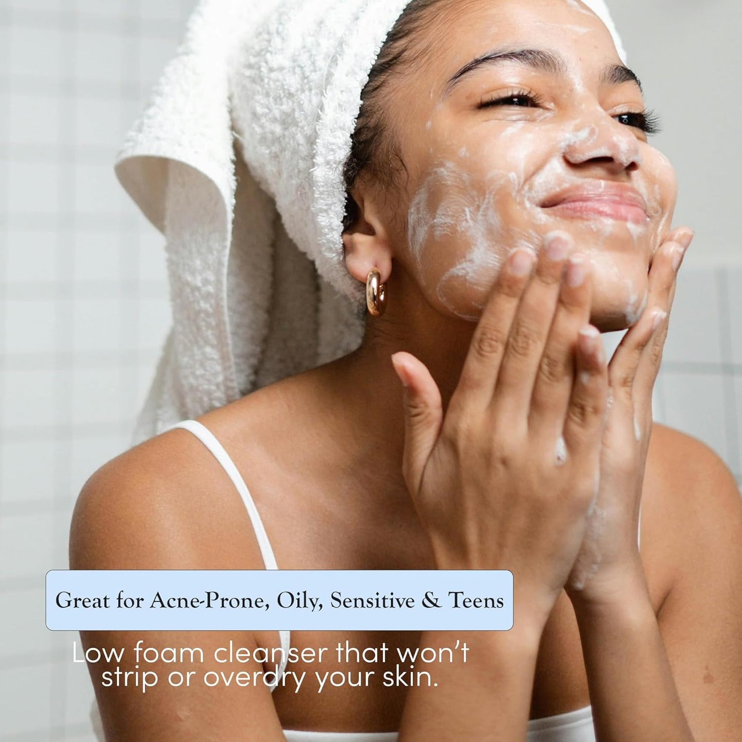 ZENMED Facial Cleansing Gel 6 oz for Women and Men - All-in-One Cleanser Face Wash | Hydrating Cleanser & Gel for Sensitive Skin | Natural, Organic Facial Wash - USA Made