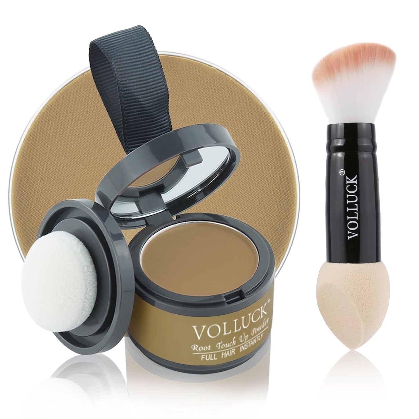 Root Touch Up Hair Powder, Instantly Gray Hair Root Cover Up Hairline Powder, Hair Concealer For Women and Men (A-Blonde, 2PC)