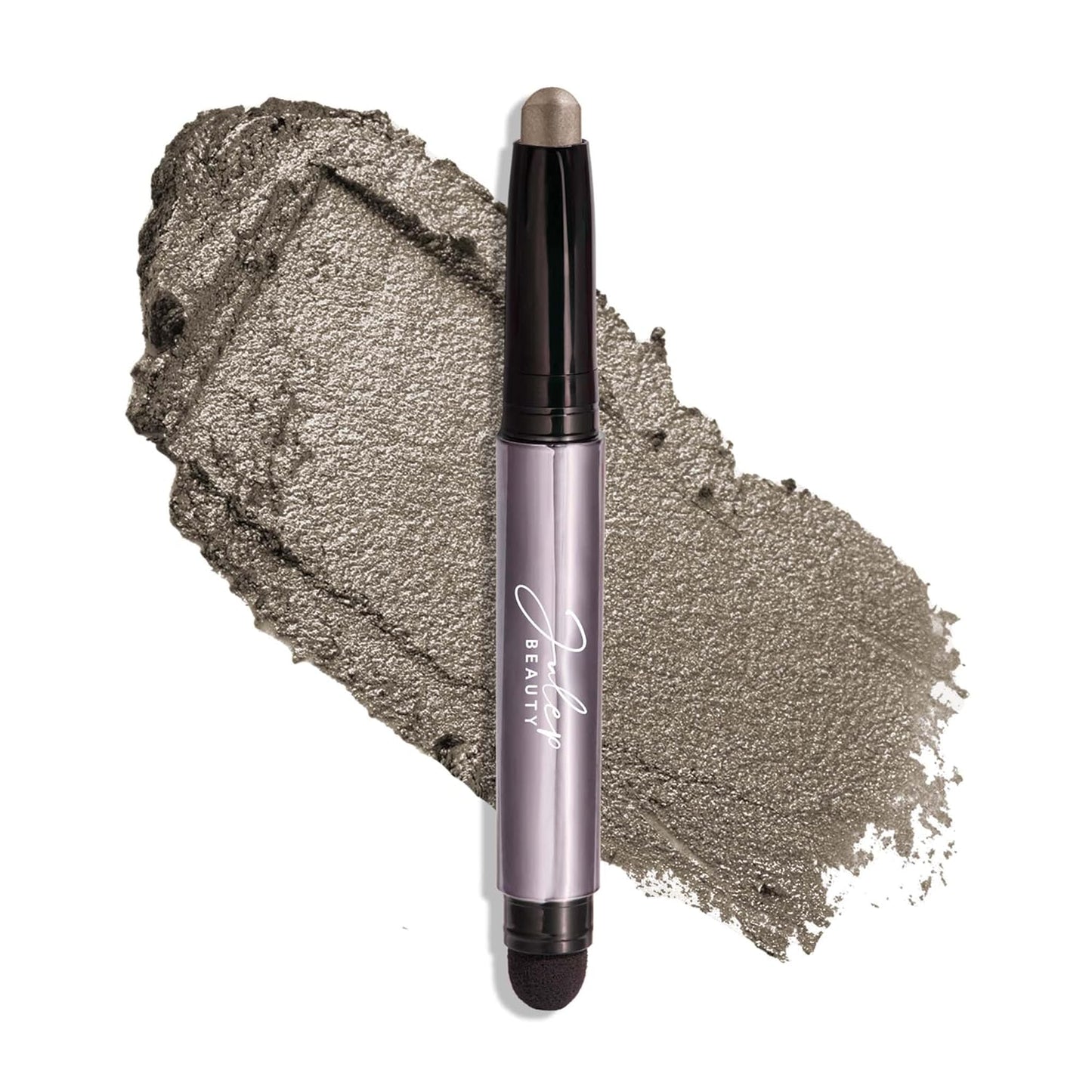 Julep Eyeshadow 101 Cream-to-Powder Waterproof Shadow Stick – Galaxy Grey Shimmer – Long-Lasting, Crease-Proof, Grey Gold Shimmer Cream Eyeshadow with Built-in Smudger