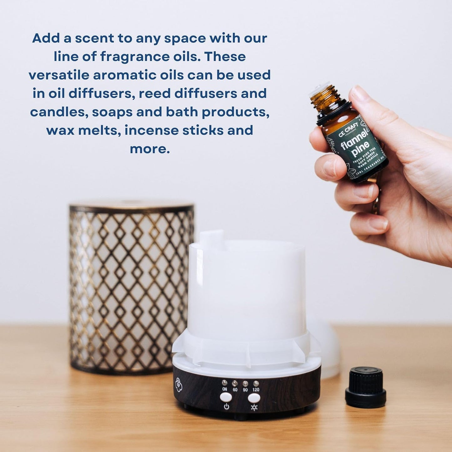 CANDECraftCo Premium Fragrance Oil – Diffuser Oils Fragrances Scented for Home, Candle Soap Making Supplies, Aromatherapy Blends for House (0.34 Fl Oz) (2-Pack, Pink Sands)