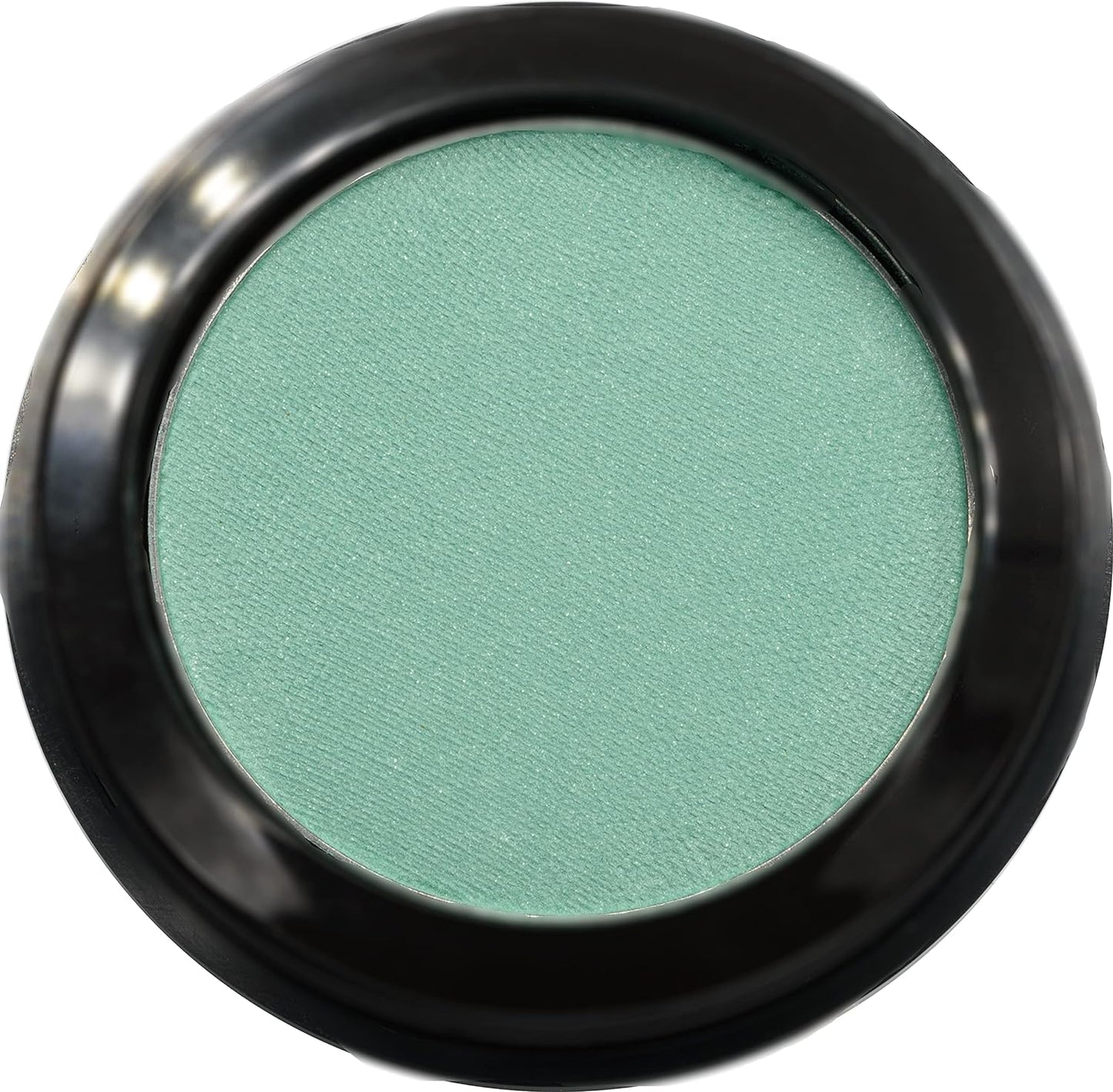 Aloe Matte Turquoise Teal Green Soft Pressed Powder Single Vegan Eyeshadow; Talc, Paraben & Cruelty Free