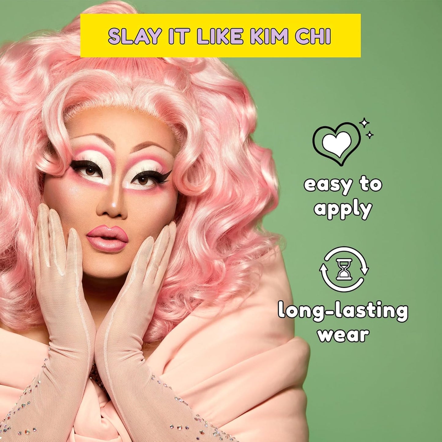 KimChi Chic Almost Catfished Micro Pressed Powder - Brightening Under Eye Setting Powder, Reduces Dark Circles, No Flashback, That White Powder