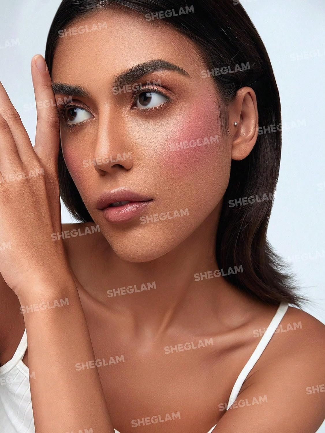 SHEGLAM Snatch N Cream Blush Stick Longlasting High Pigment Blush for Cheeks - Midnight Hour
