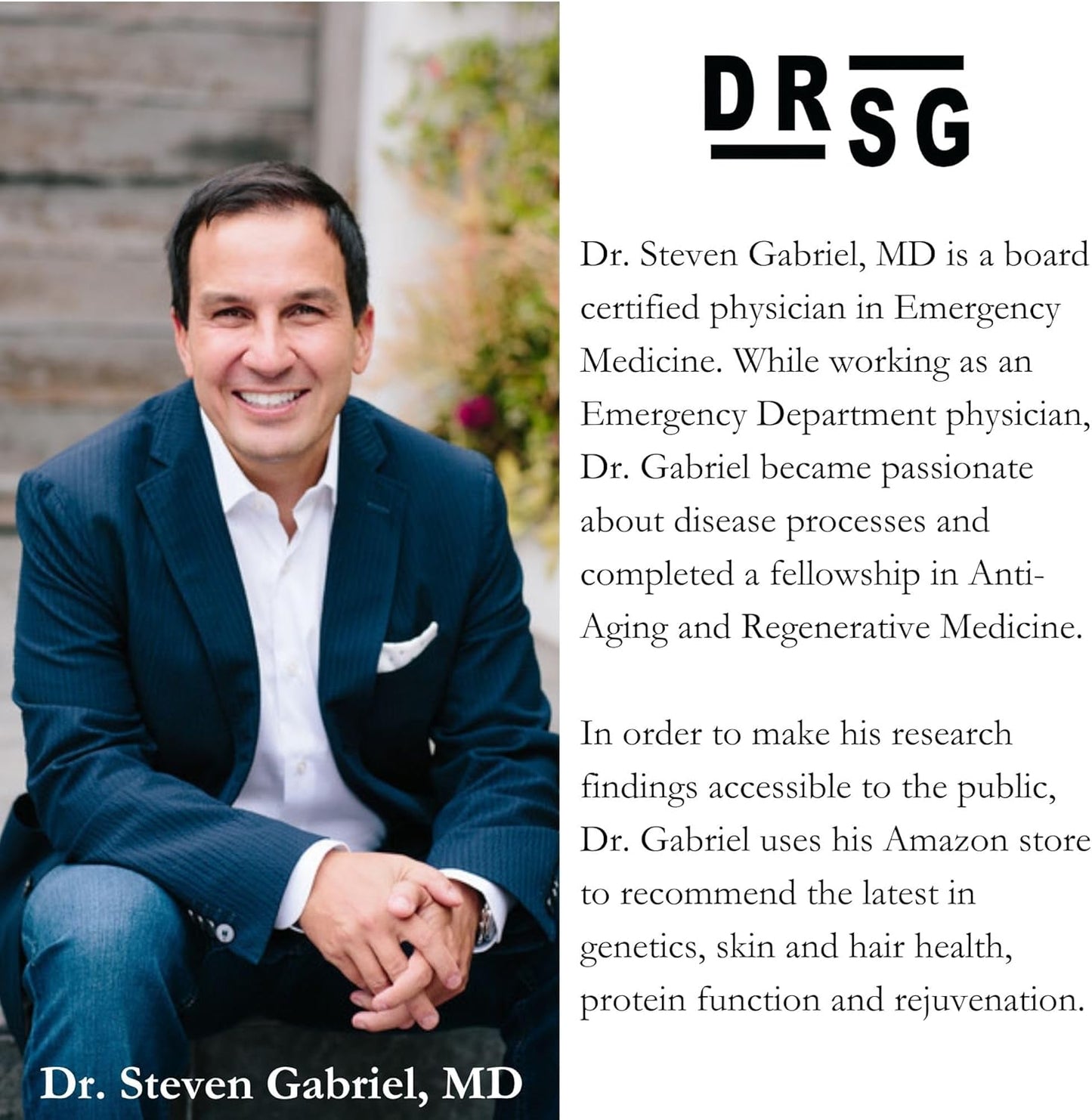 Dr. Steven Gabriel Hair Growth Supplement for Women and Men with Biotin, Zinc, Vitamin C, Iron - Physicians Choice, Ayurvedic Hair Vitamins Clinically Proven Hair Density and Growth (90 caps)