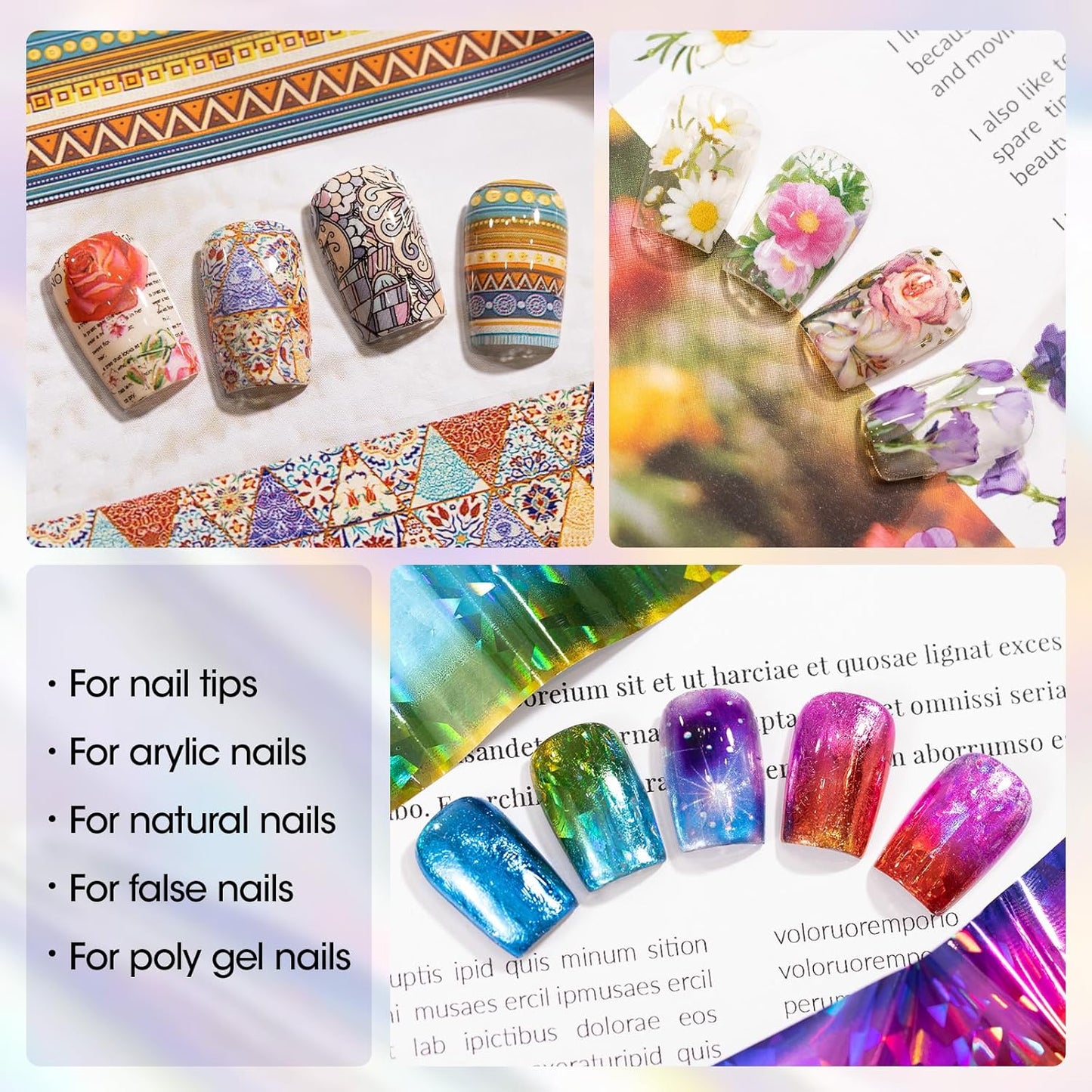 GELLEN 18ml Nail Foil Glue Gel, Foil Transfer Gel for Nails Stickers, Nail Foils Transfer Nail Art Glue Gel Nail Polish, Complete Clear Transferred Pattern, Easy Work at Home, Non-toxic, Hema Free