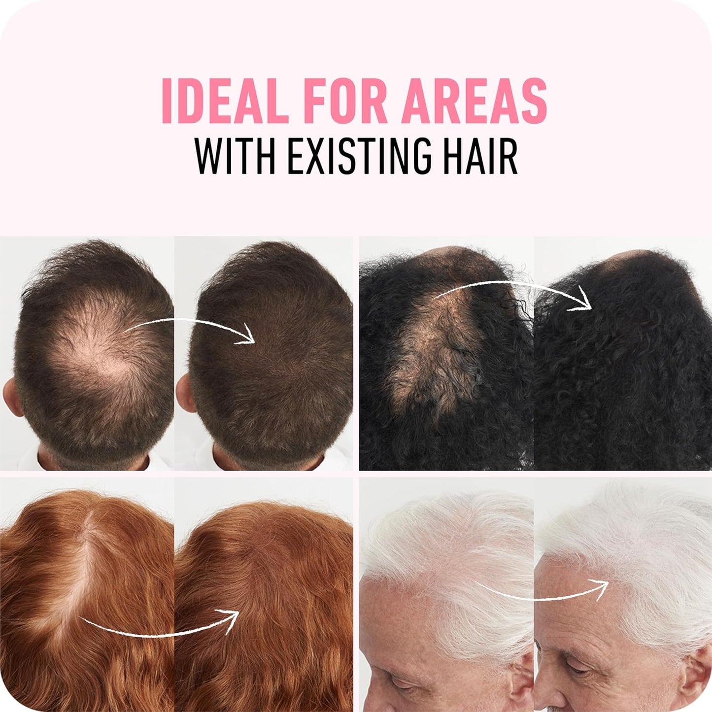 BOLDIFY Hair Fibers (56g) - Fill In Thinning and Fine Hair for an Instantly Fuller, Thicker Look - 14 Shades for Women & Men - Hazel Brown