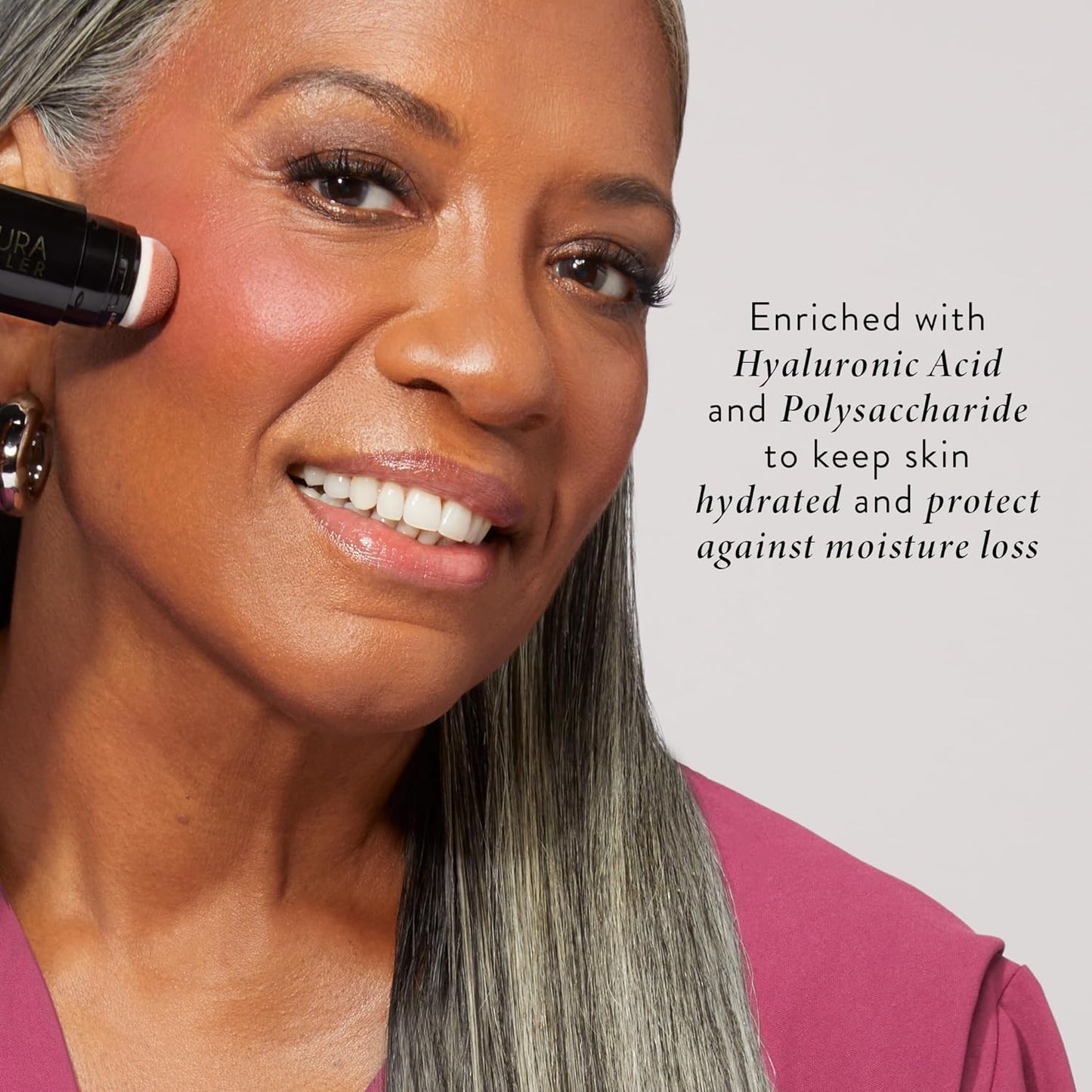 LAURA GELLER NEW YORK Serum Blush Tint, Lightweight Liquid Blush for Cheeks, Weightless Watercolor Sheer Finish, Refreshing Rose