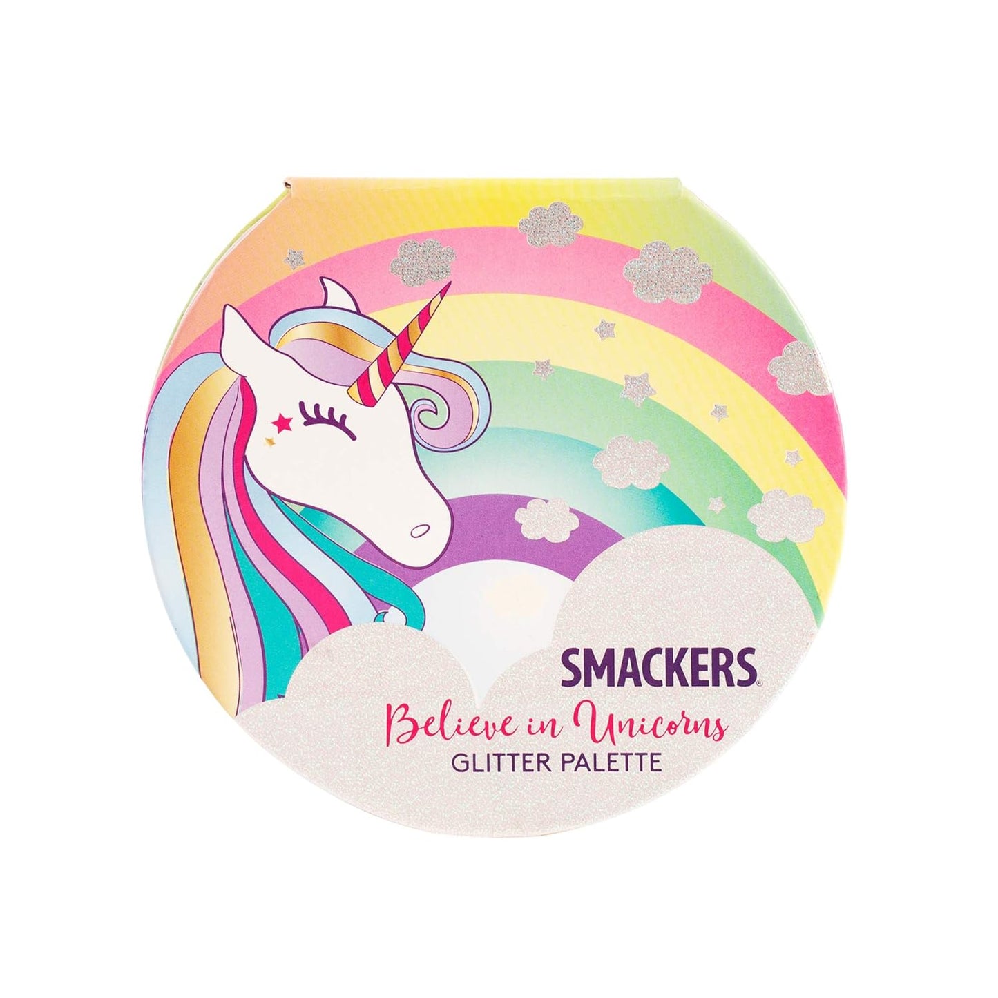 Lip Smacker Sparkle & Shine Unicorn Eyeshadow Palette Makeup Collection + Lippy Pals Bunny Rabbit Carrot Cake Lip Balm