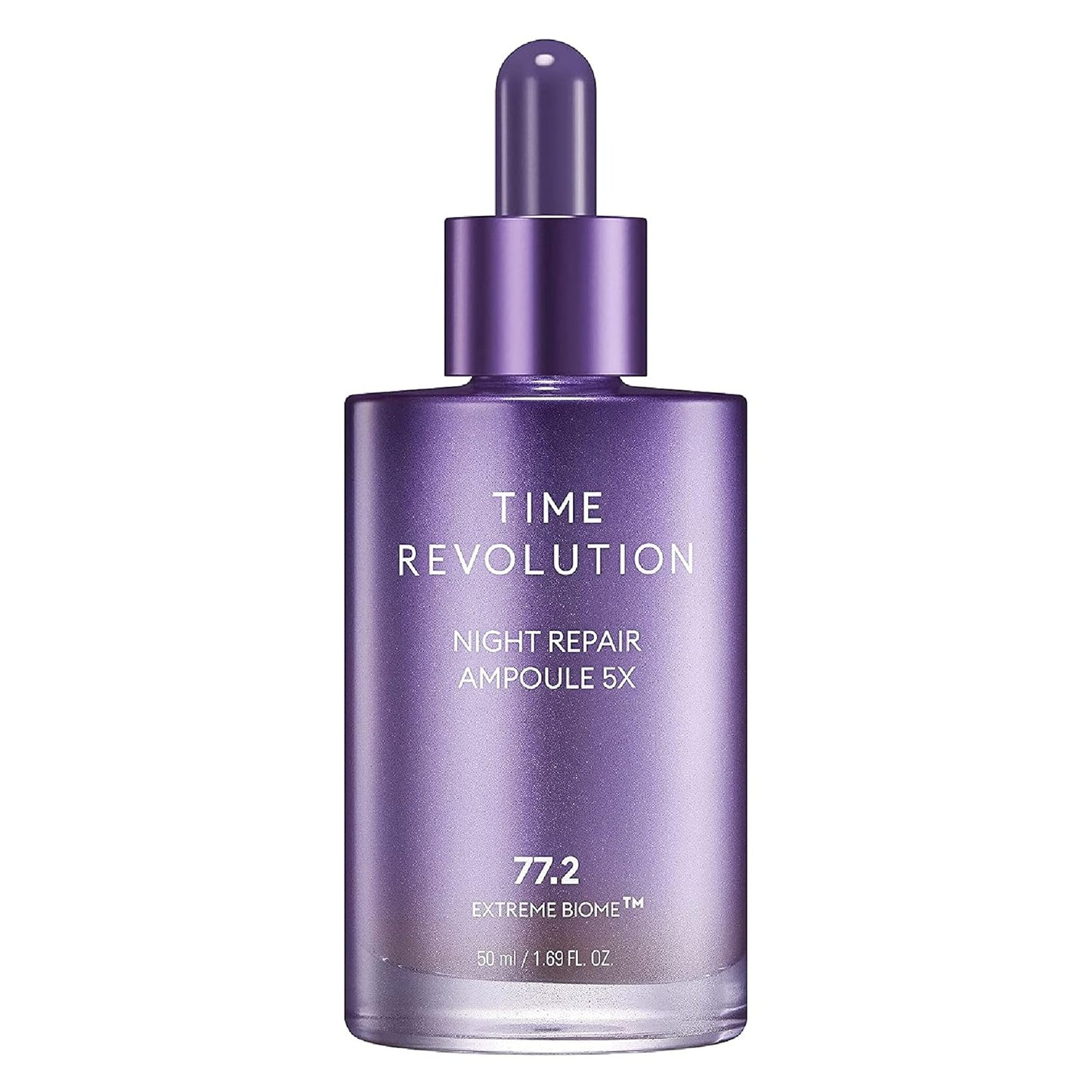 MISSHA Time Revolution Night Repair Face Serum Ampoule (5th Gen) - Overnight Probiotic Skincare for Revitalization and Radiance, 1.69 Fl Oz