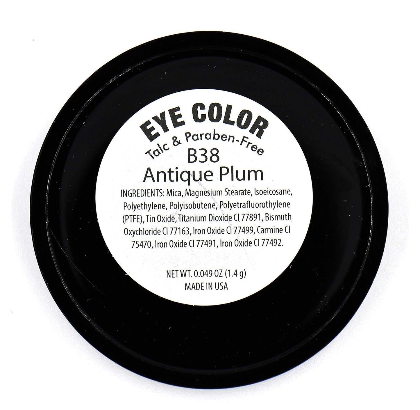 Antique Plum Light Purple Lavender Shimmer Pressed Powder Single Vegan Eyeshadow; Talc, Paraben & Cruelty Free