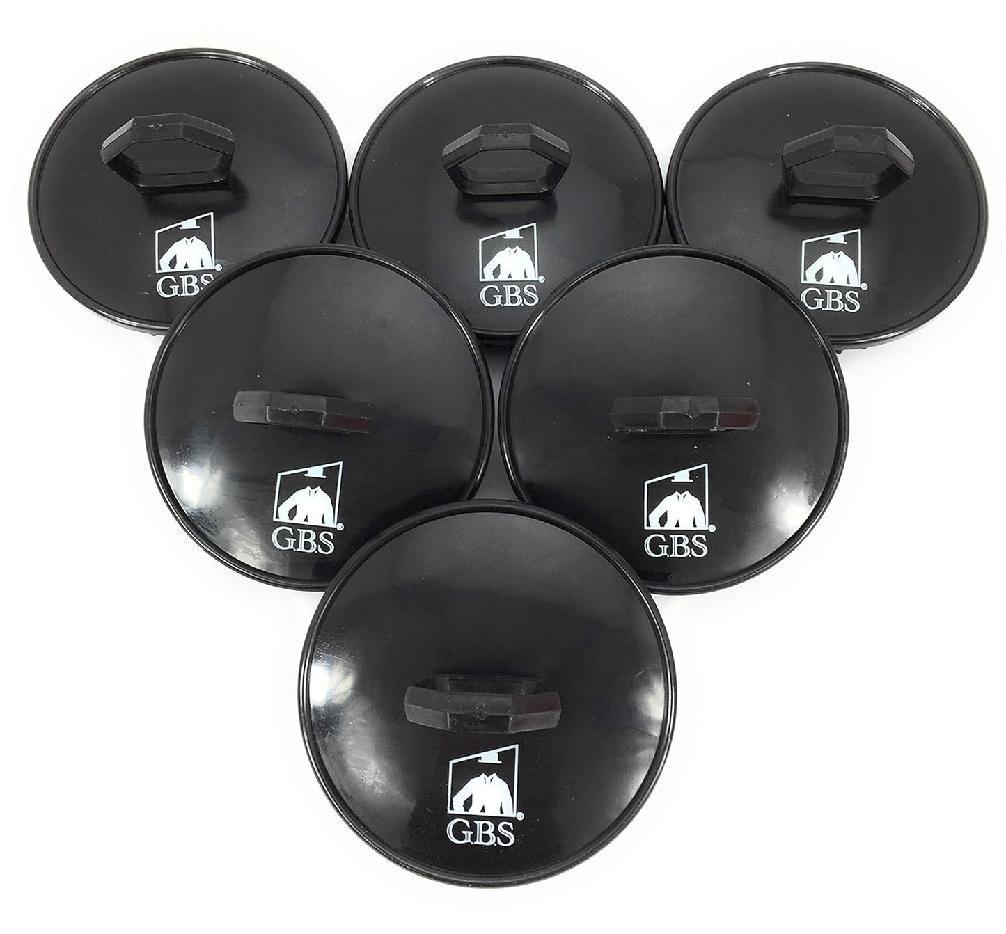 G.B.S Soft Scalp Massage Brush for Women and Men, Black, Pack of 6