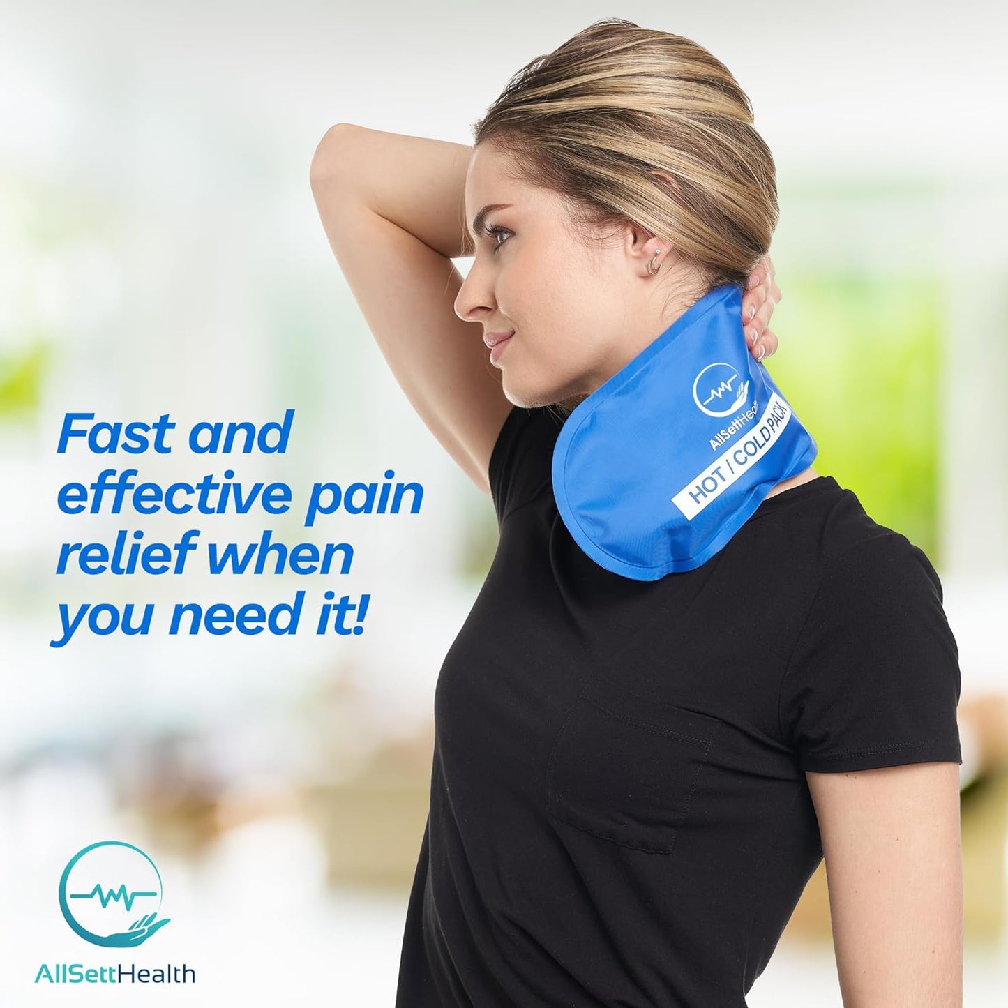 Reusable Hot and Cold Gel Ice Packs for Injuries | Cold Compress, Ice Pack, Gel Ice Packs, Cold Packs for Injuries,10.5 x 5 Inch (4 Pack)