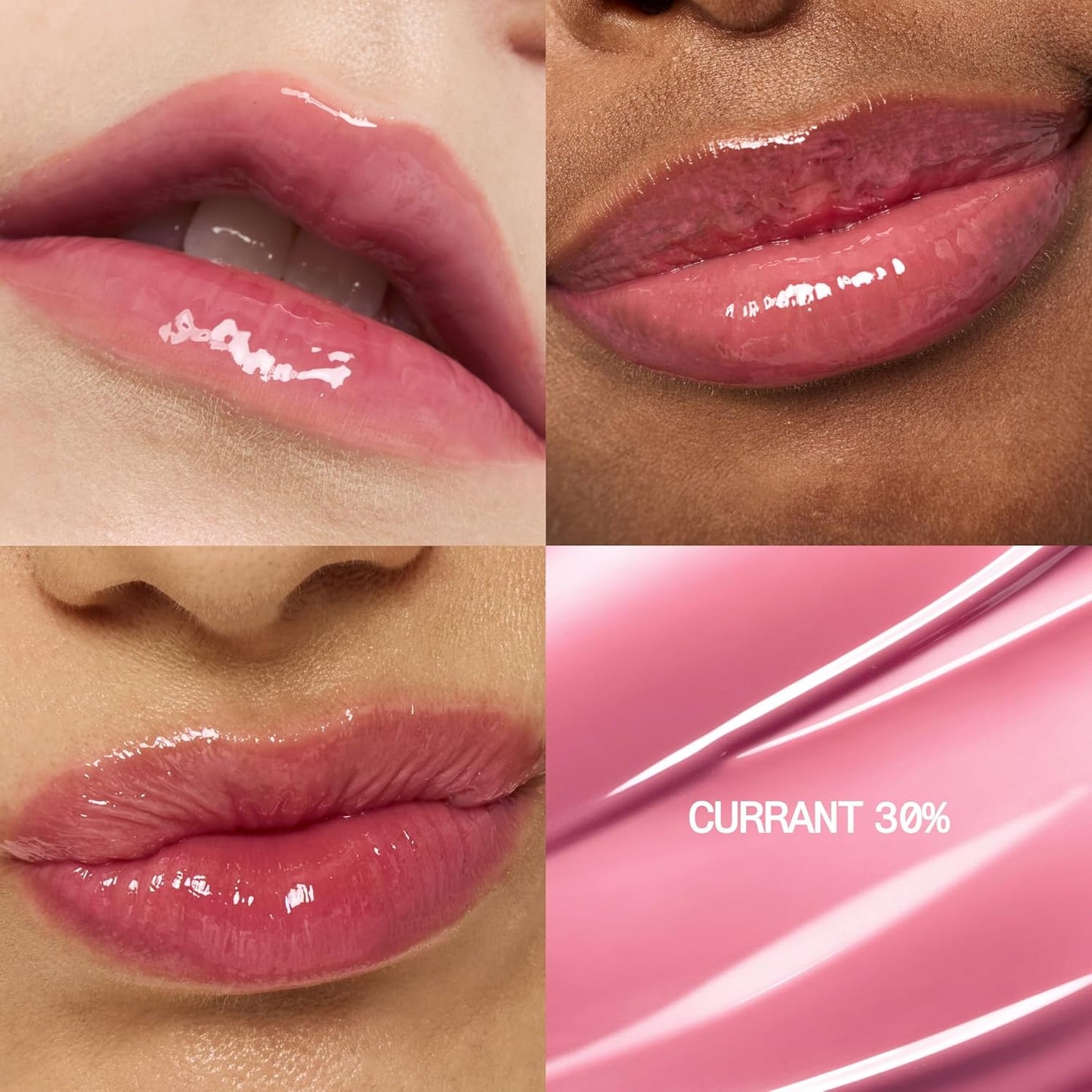 3D Voluming Gloss 30% (Sheer) | Currant 30% l High Shine, Non-Sticky Lip Gloss for Makeup | Long-Lasting, Moisturizing Gel Formula | 30%, 70% Pigment Options | 5.3g