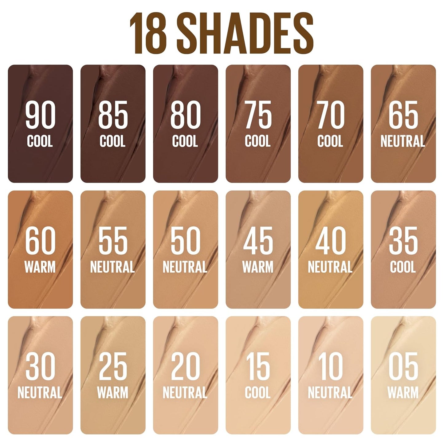 Maybelline Lifter Stix Multi-Use Face Stick - Contour, Bronzer, Concealer and Foundation Stick, All-In-One Creamy Face Makeup with Cranberry Seed Oil, 15, 1 Count