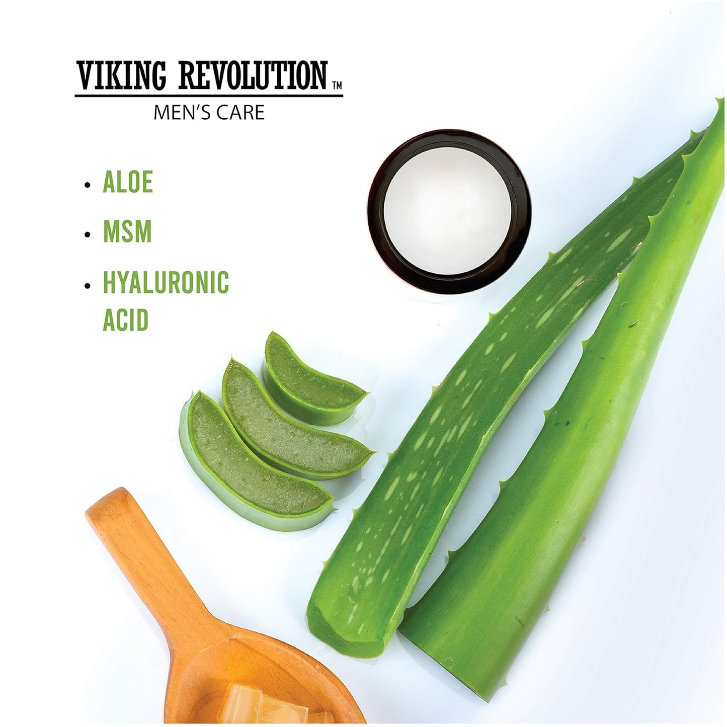 Viking Revolution Men's Eye Cream - Natural Anti-Aging, Dark Circle Treatment, Reduces Puffiness & Crowsfeet - 6ml