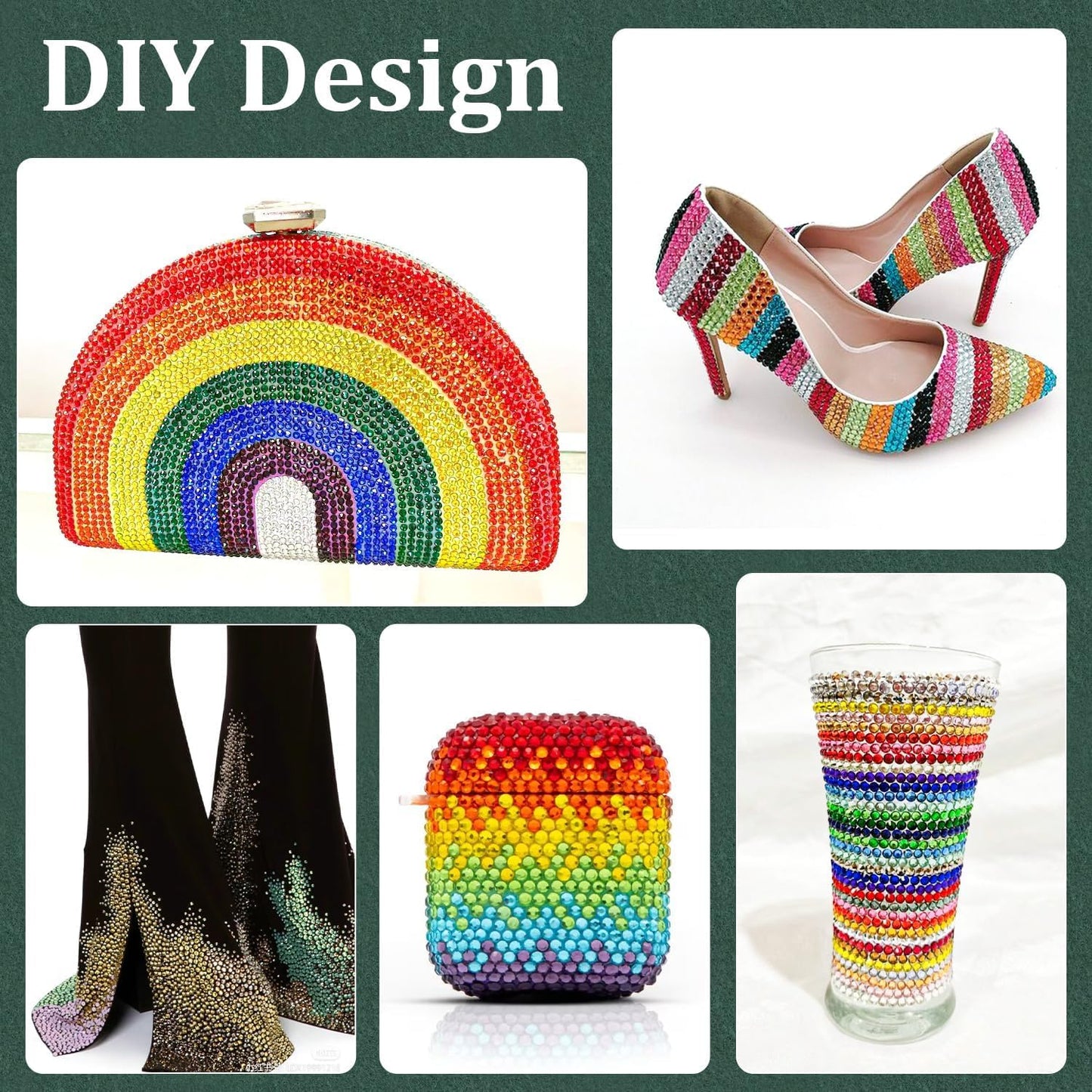 Resin Rhinestones for Crafting with B7000 Jewelry Glue, 2 Boxes Golden Yellow Flatback Crystals with 3Pcs 10ml Glue for Bedazzling Crafts DIY Nail Art Makeup, Gems for Clothing Shoes