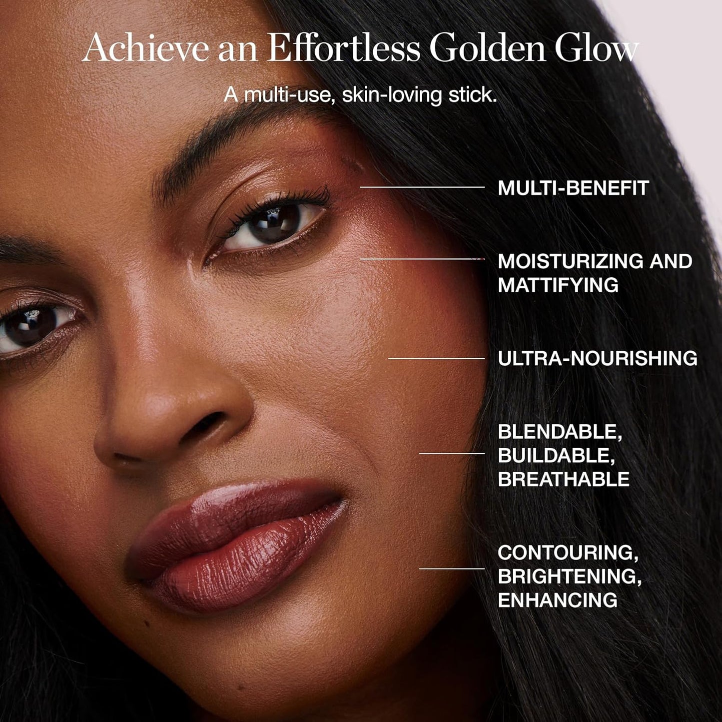 Ogee Sculpted Face Stick (COPPER - RADIANT COCOA) Certified Organic Bronzer Stick & Contour Makeup - Multi-Use Bronzer Stick for Face