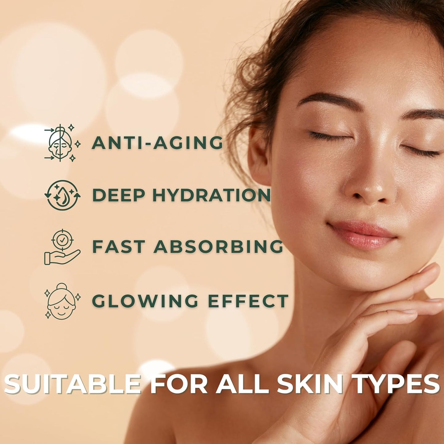 Katz Beauty Miracle Beauty Oil - Hydrating Face Oil with Jojoba, Argan & Marula Oil for Anti-Aging Glow, Non-Comedogenic