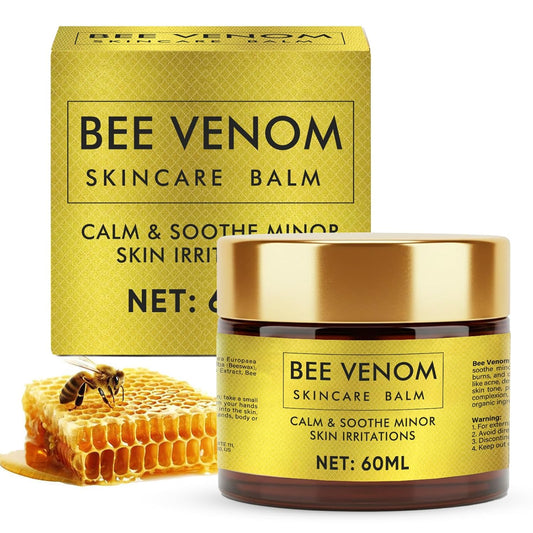 Bee Venom Cream, Natural Face Lifting and Firming, Reduces Skin Blemishes, Gentle and Non-Irritating for All Skin Types