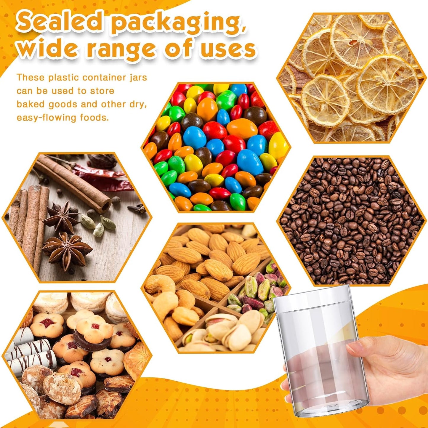 Patelai 4 Pieces Round Wide-mouth Leak Proof Plastic Container Jars with Lids for Travel Storage Makeup Beauty Products Face Creams Oils Salves Ointments DIY Making(12 Ounce,White)