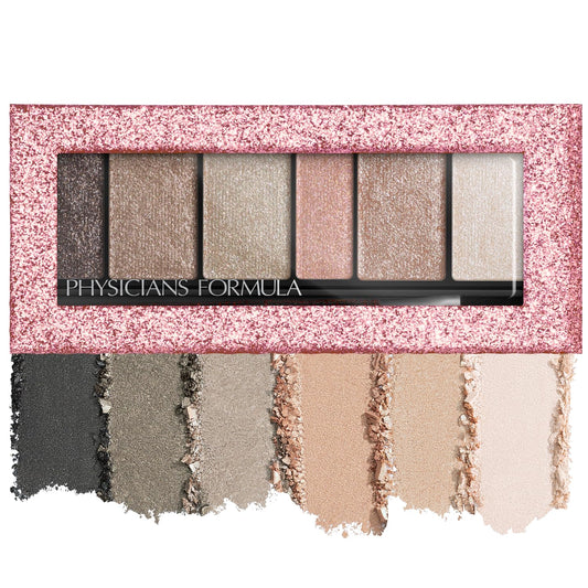 Physicians Formula Shimmer Strips Custom Eye-Enhancing Extreme Shimmer Shadow & Liner, Hypoallergenic Eyeshadow Palette with Reflective Liquid Powders – Nude Eyes