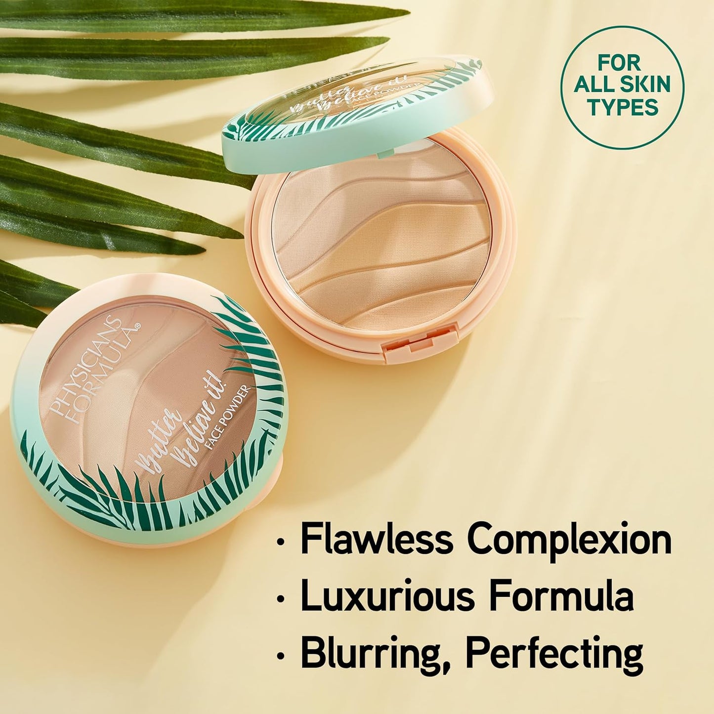 Physicians Formula Butter Believe it! Pressed Powder Translucent | Dermatologist Tested, Clinicially Tested