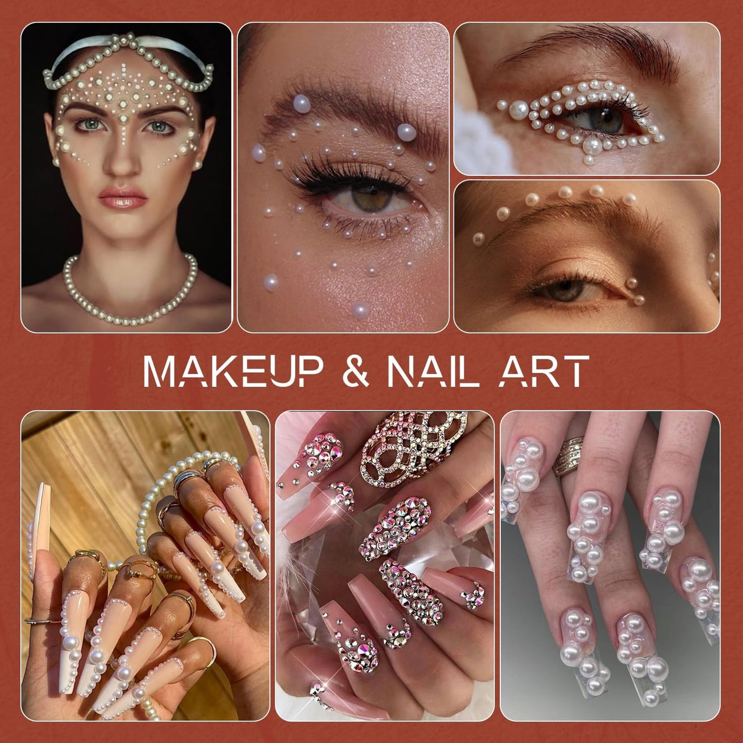 80g Flatback Pearls and Rhinestones for Crafting, Pink Purple 3-10mm Resin Rhinestones and Half Pearls for Bedazzling, Nail Art and Dec with 3pcs 10ml B7000 Jewelry Glue, Tweezer and Pickup Pencil