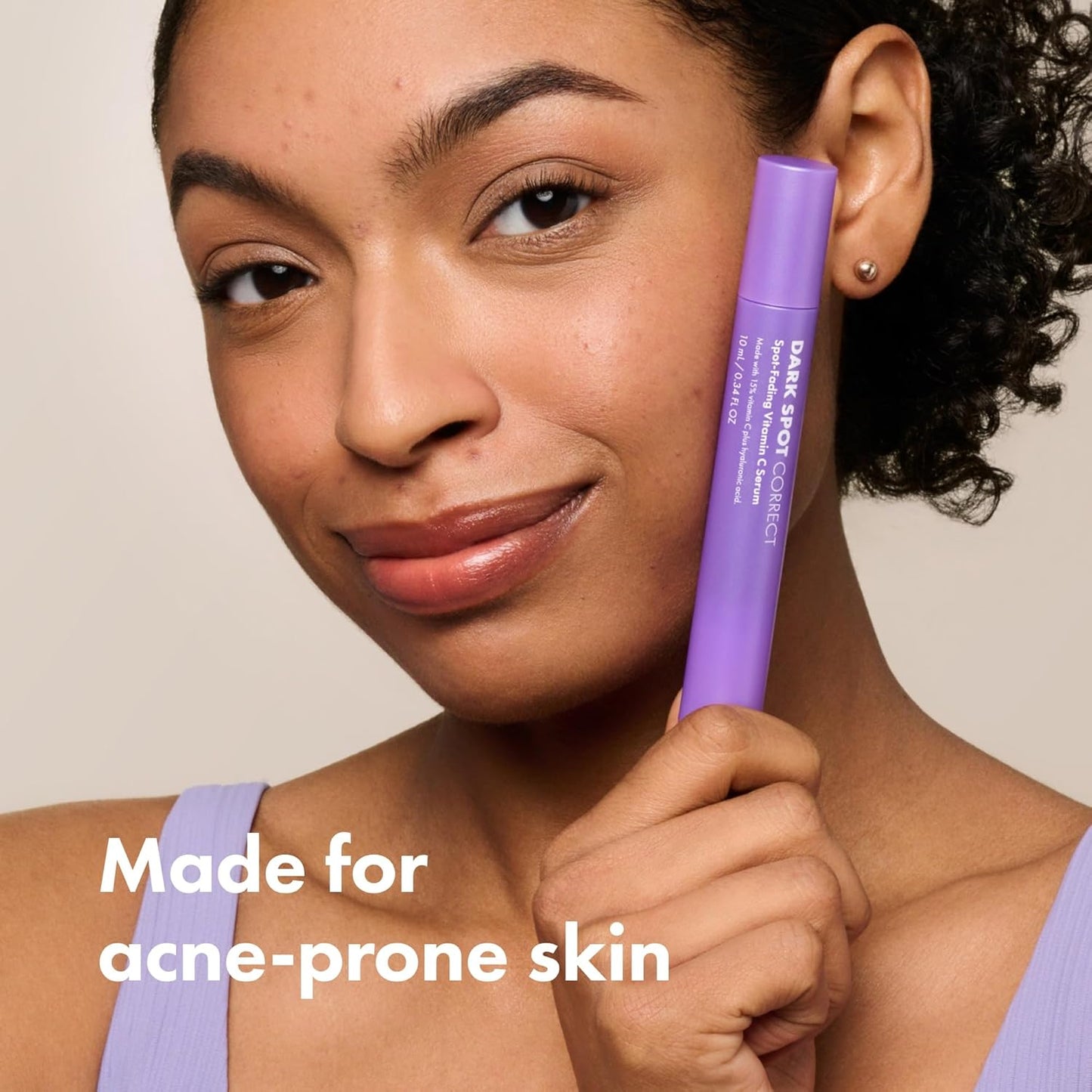 Hero Cosmetics Dark Spot Correct Spot-Fading 15% Vitamin C plus Hyaluronic Acid Serum. Improves the Look of Post Blemish Marks in 7 Days. Twist Applicator and Rollerball Tip for Easy Application. 10mL