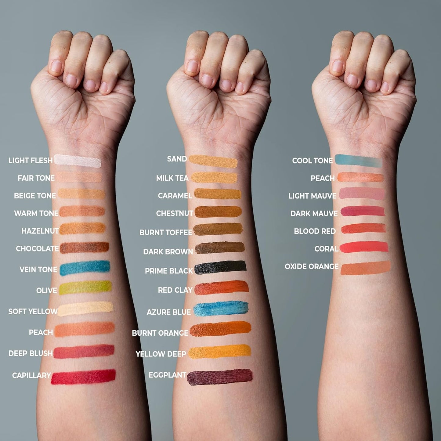 Alcohol Palette Refill Pans - Skin Tones - Light Flesh