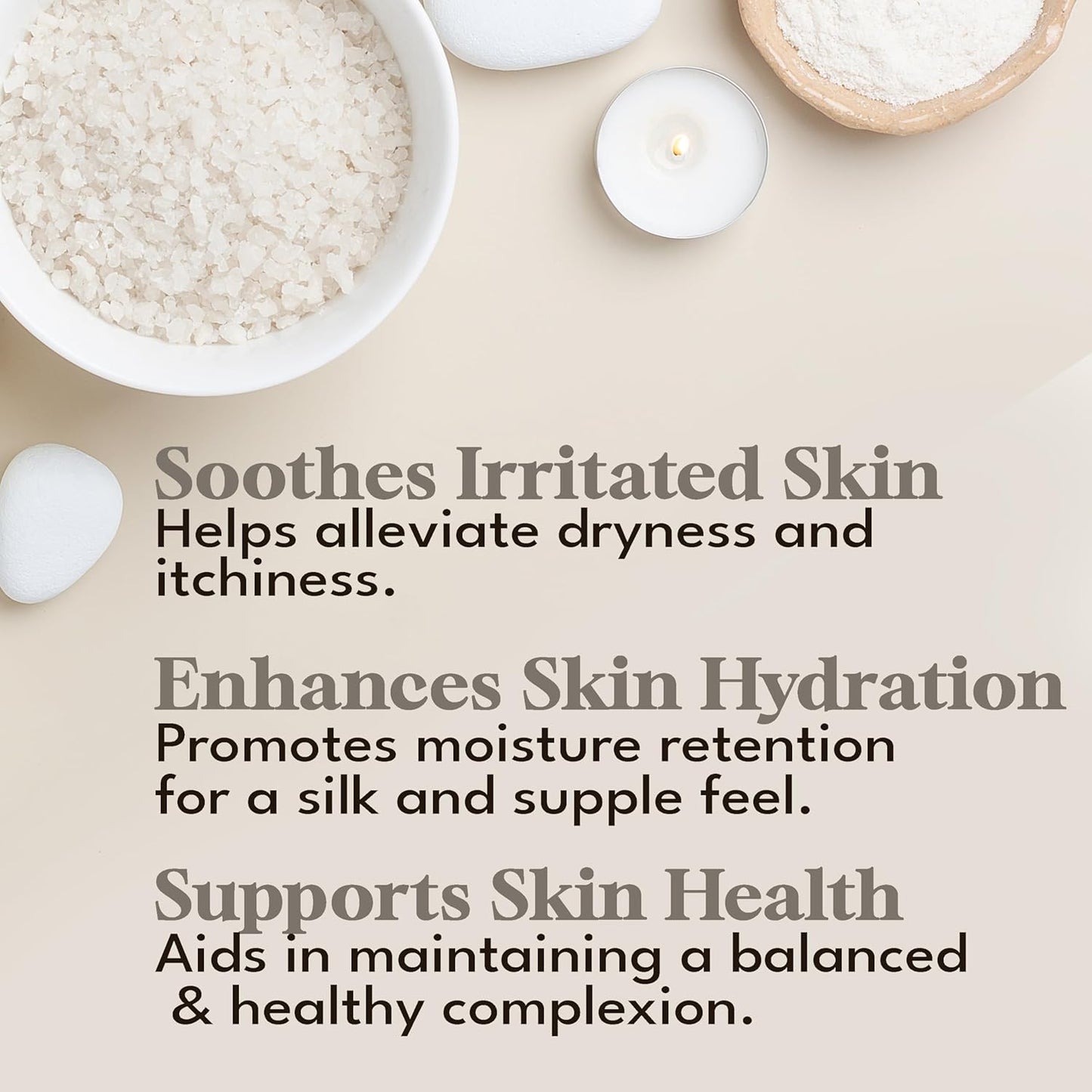 Dead Sea Warehouse-Amazing Minerals Dead Sea Bath Salts,100% Full Mineral Therapeutic Bath Salts, Detoxifying & Moisturizing, Exfoliating for Dry Skin, Unscented(5 lbs)