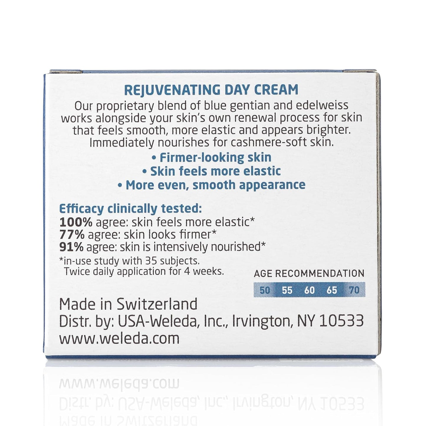 Weleda Face Care Rejuvenating Day Cream, 1.3 Fluid Ounces, Plant Rich Moisturizer with Blue Gentian and Edelweiss