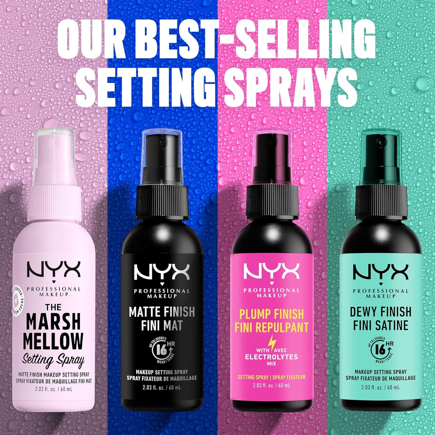 NYX PROFESSIONAL MAKEUP Makeup Setting Spray - Radiant Finish, Long-Lasting Vegan Formula