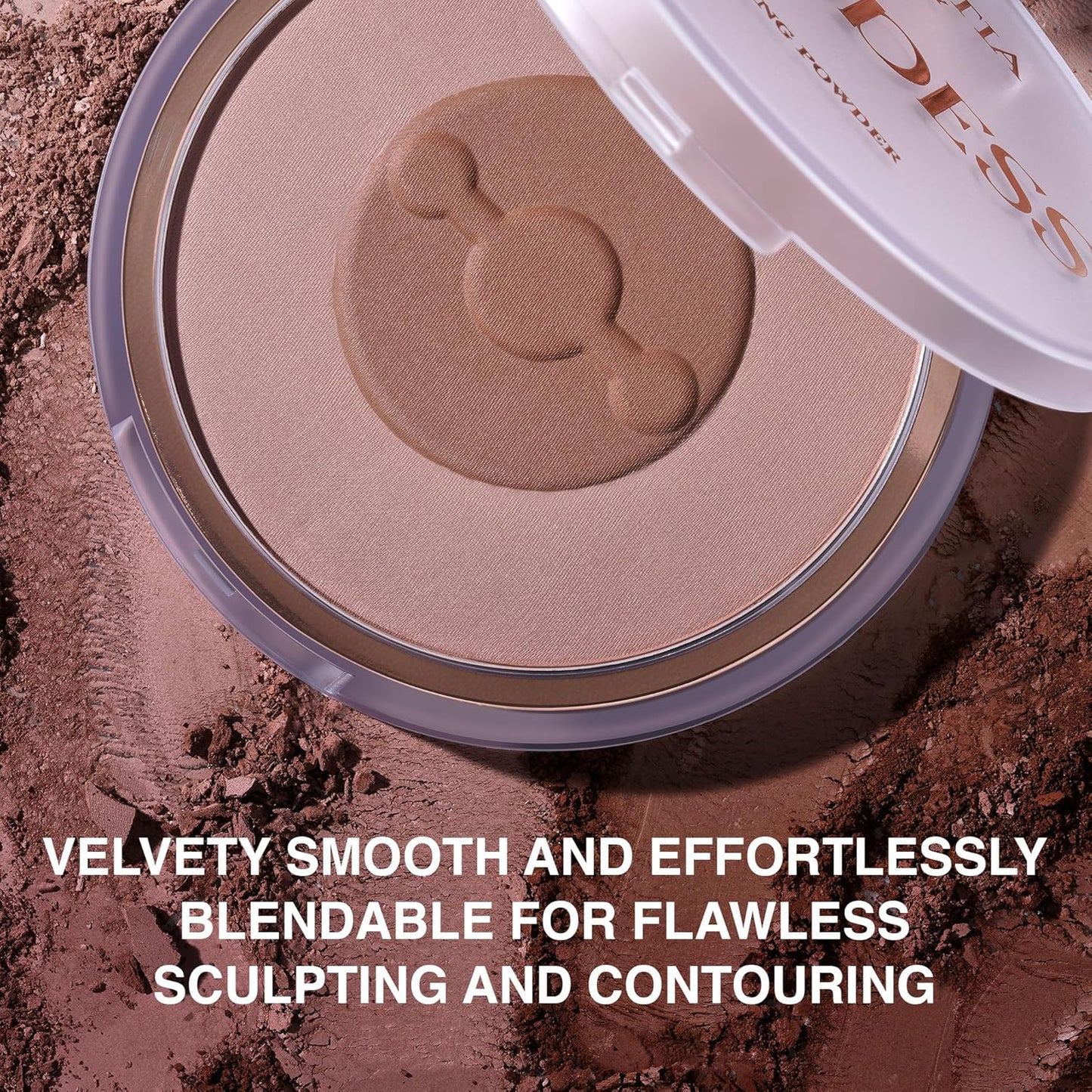 Sculpting Contour Powder Goddess - Matte Sculpting Powder - Easy to Blend Contouring Powder - Suitable for Various Skin Tones, 0.53 Oz
