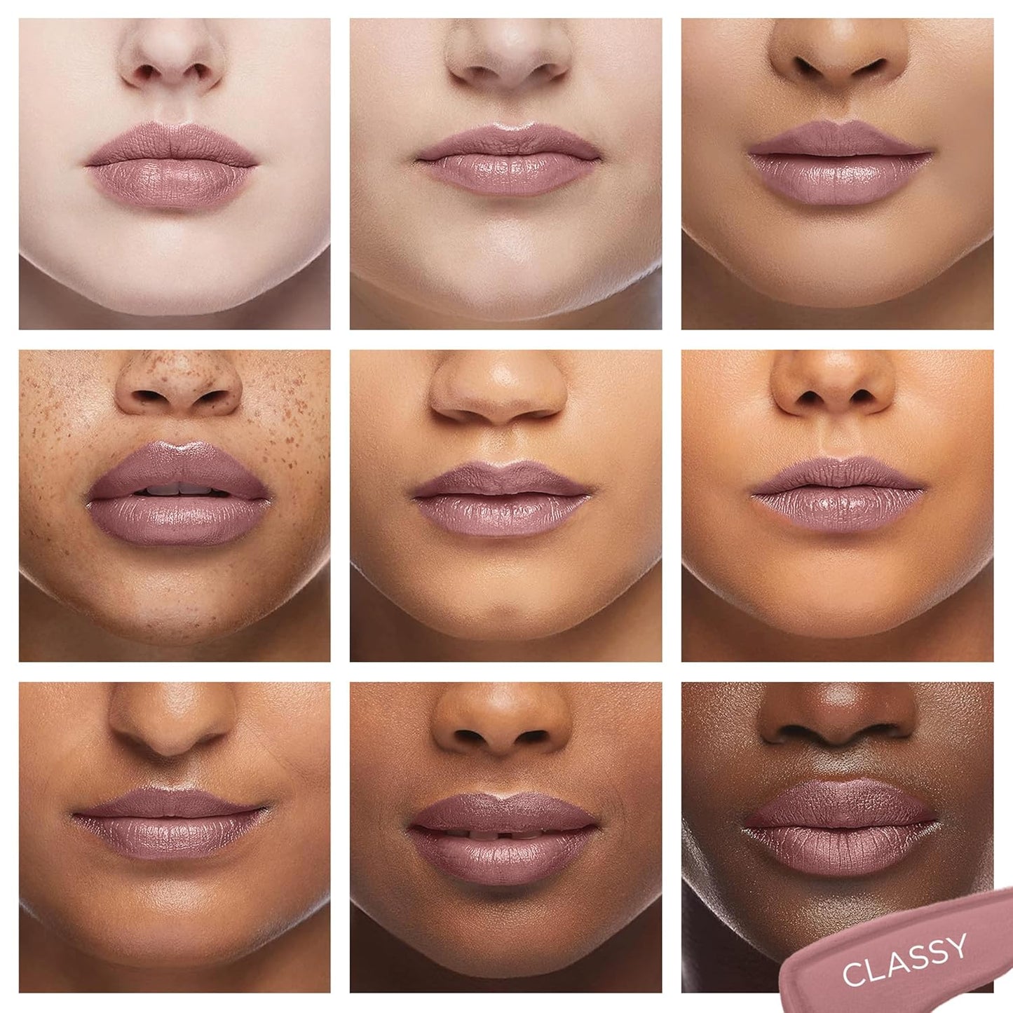 Pure Cosmetics Pure Illumination Lip Gloss - LED-lit Applicator w/Side Mirror - Non-Sticky, Moisturizing & Hydrating Lip Glosses - Soothes & Heals Dried Chapped Lips (Classy)