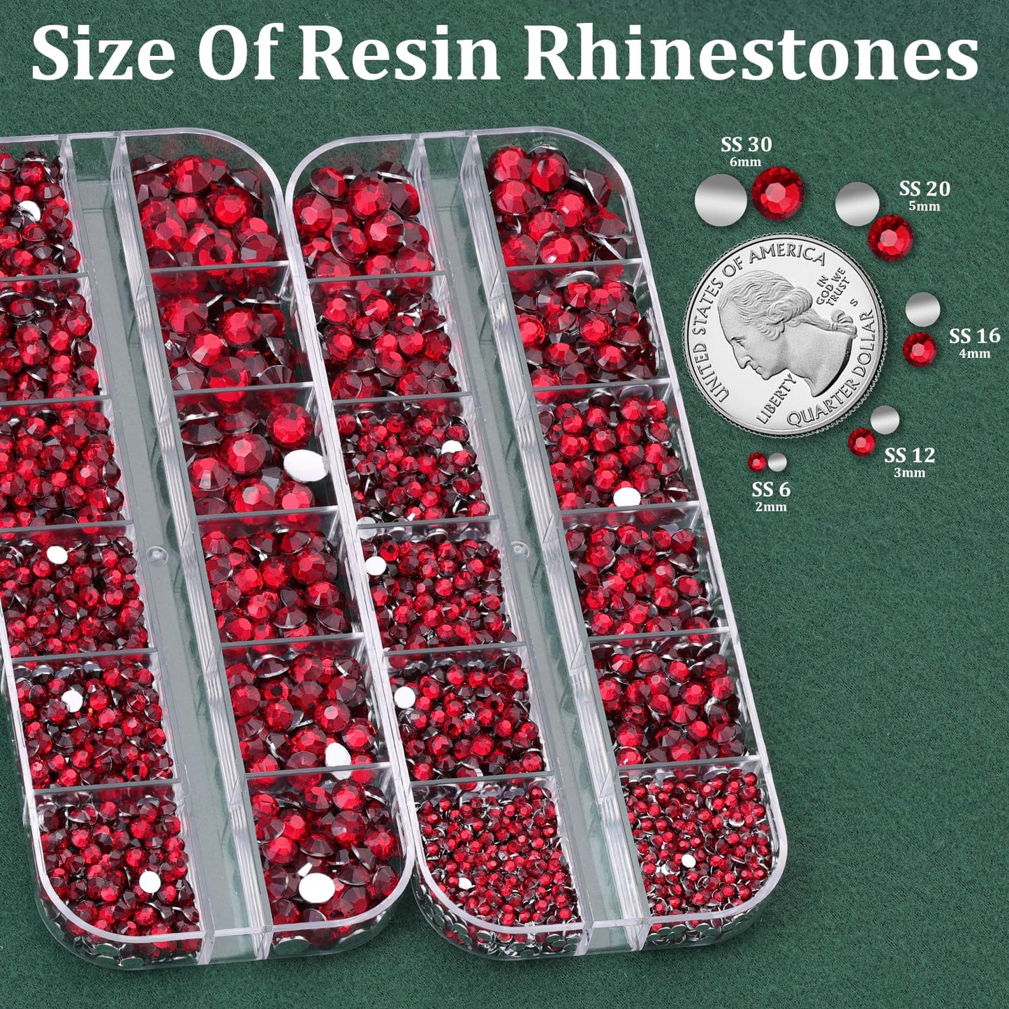 Resin Rhinestones for Crafting with B7000 Jewelry Glue, 2 Boxes Dark Red Flatback Crystals with 3Pcs 10ml Glue for Bedazzling Crafts DIY Nail Art Makeup, Gems for Clothing Shoes