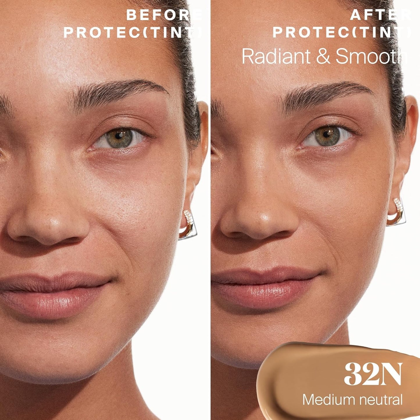 Supergoop! Protec(tint) Daily Skin Tint SPF 50 - 32N - Light, Buildable Coverage for Immediately Smooth, Even-Looking Skin - Natural Finish