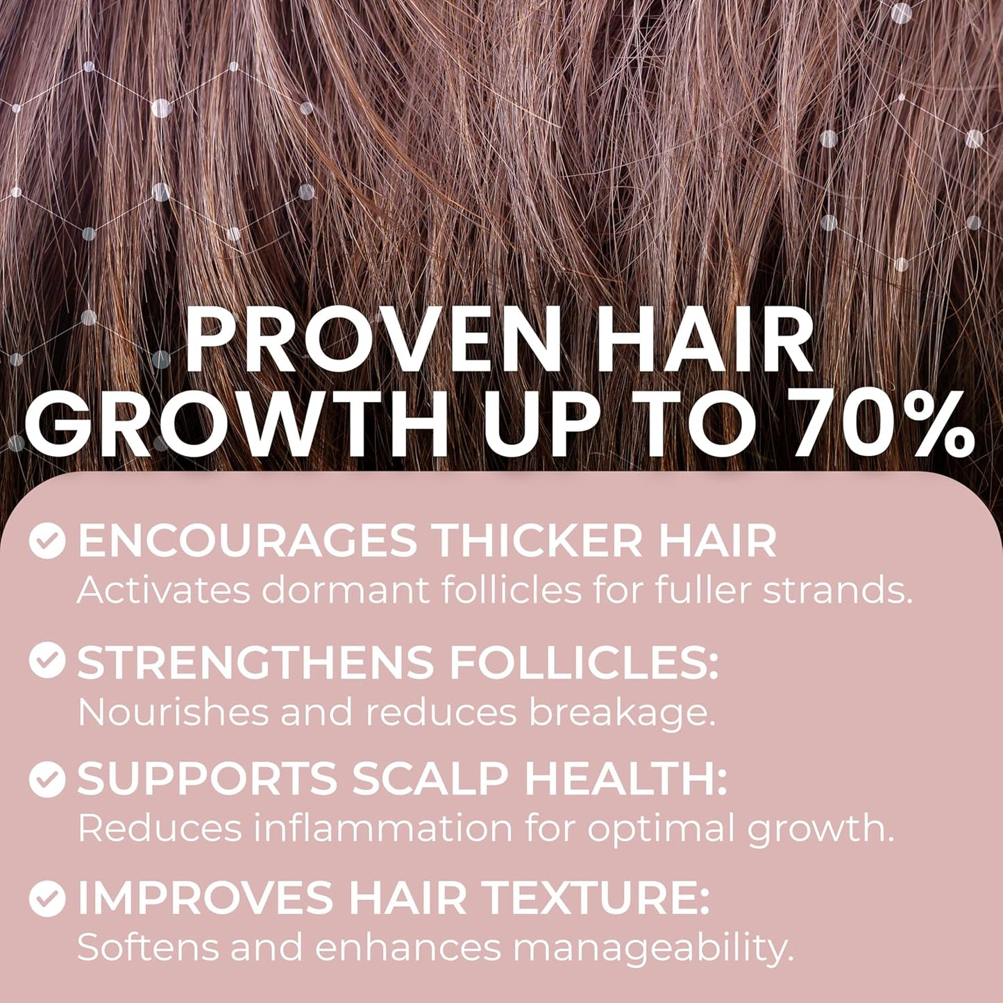 Hair Growth Vitamins for Visibly Thicker & Stronger Hair - Supplements for Hair Loss Treatment and Thinning Hair in Women